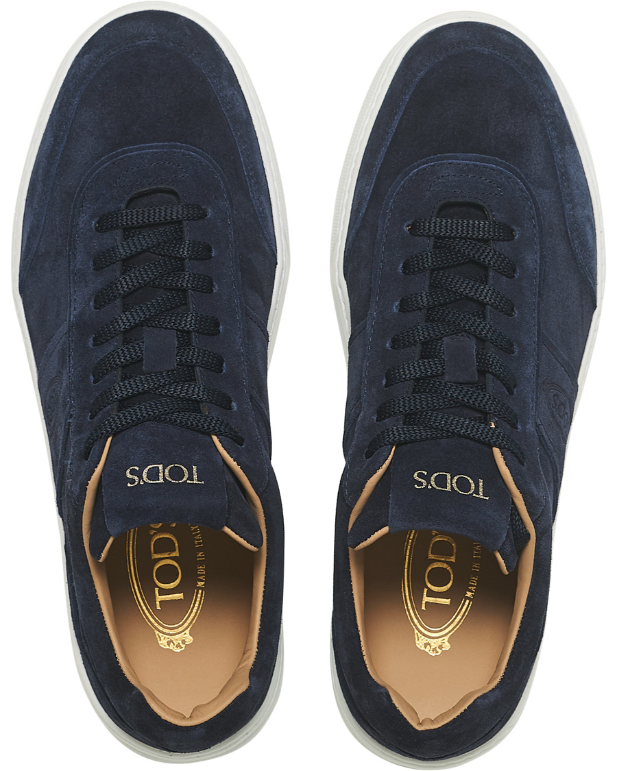 Mies | Tod's Cassetta Alta Sneaker Navy Suede | Tod's | Cassetta Alta Sneaker Navy Suede