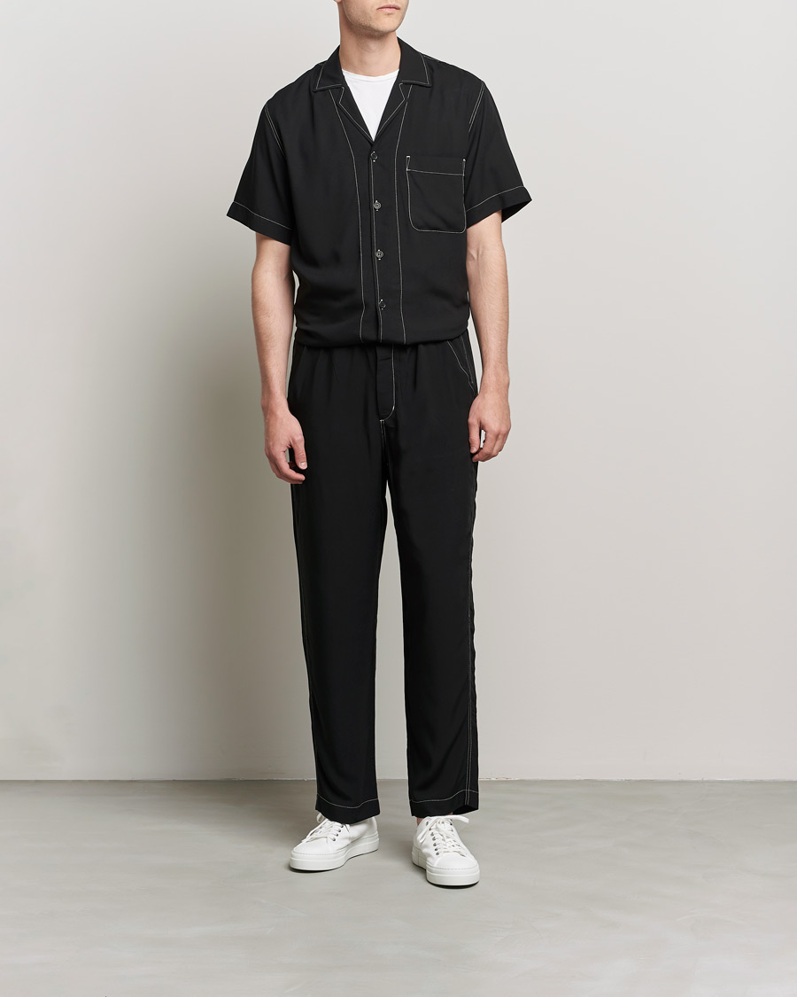 Mies | Kauluspaidat | CDLP | Short Sleeve Pool Shirt Black