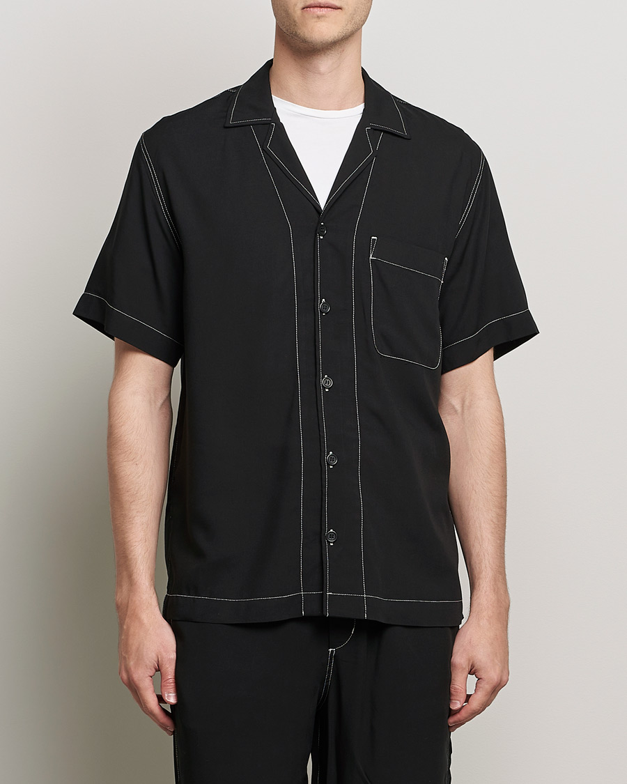 Mies | Kauluspaidat | CDLP | Short Sleeve Pool Shirt Black