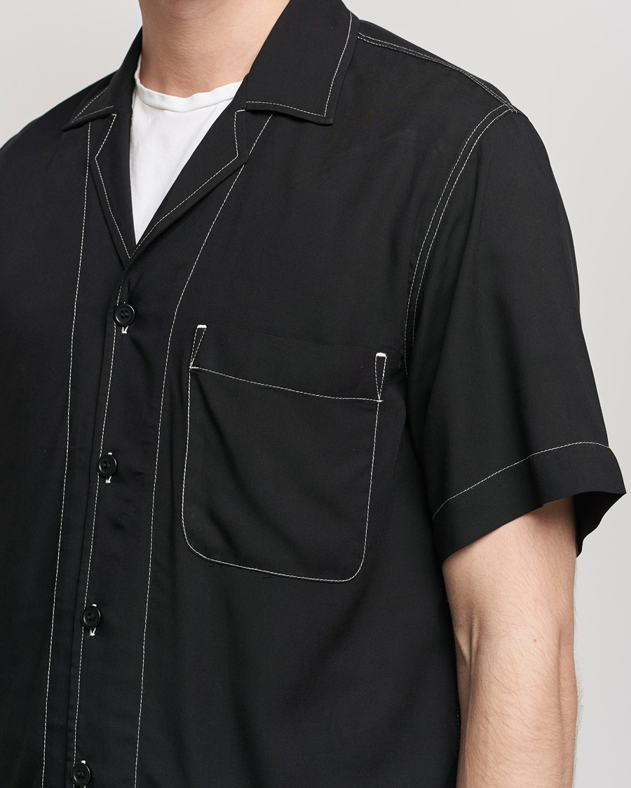 Mies | Kauluspaidat | CDLP | Short Sleeve Pool Shirt Black