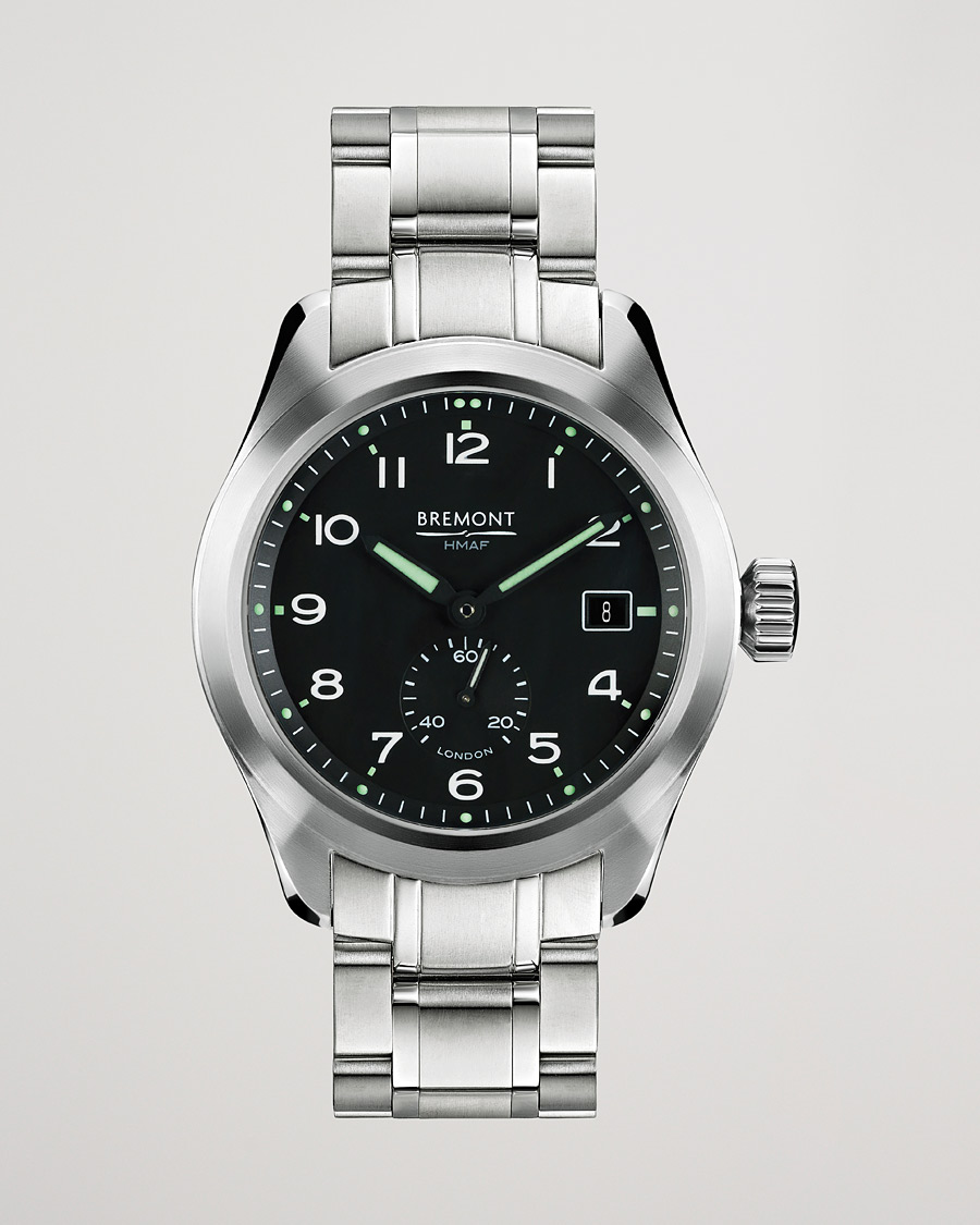 Miehet | Fine watches | Bremont | Broadsword 40mm Steel Bracelet Black Dial