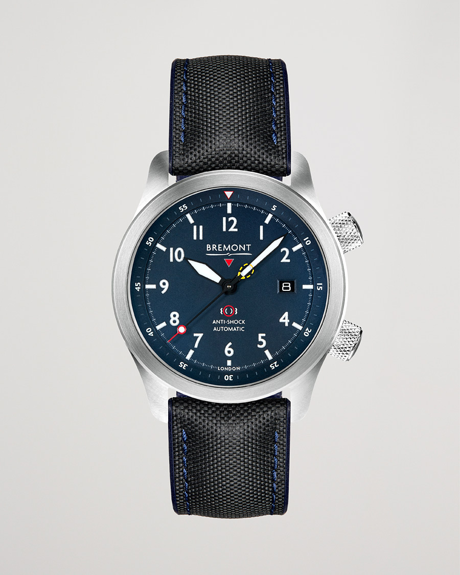 Miehet | Fine watches | Bremont | MBII Pilot Watch 43mm Blue Dial