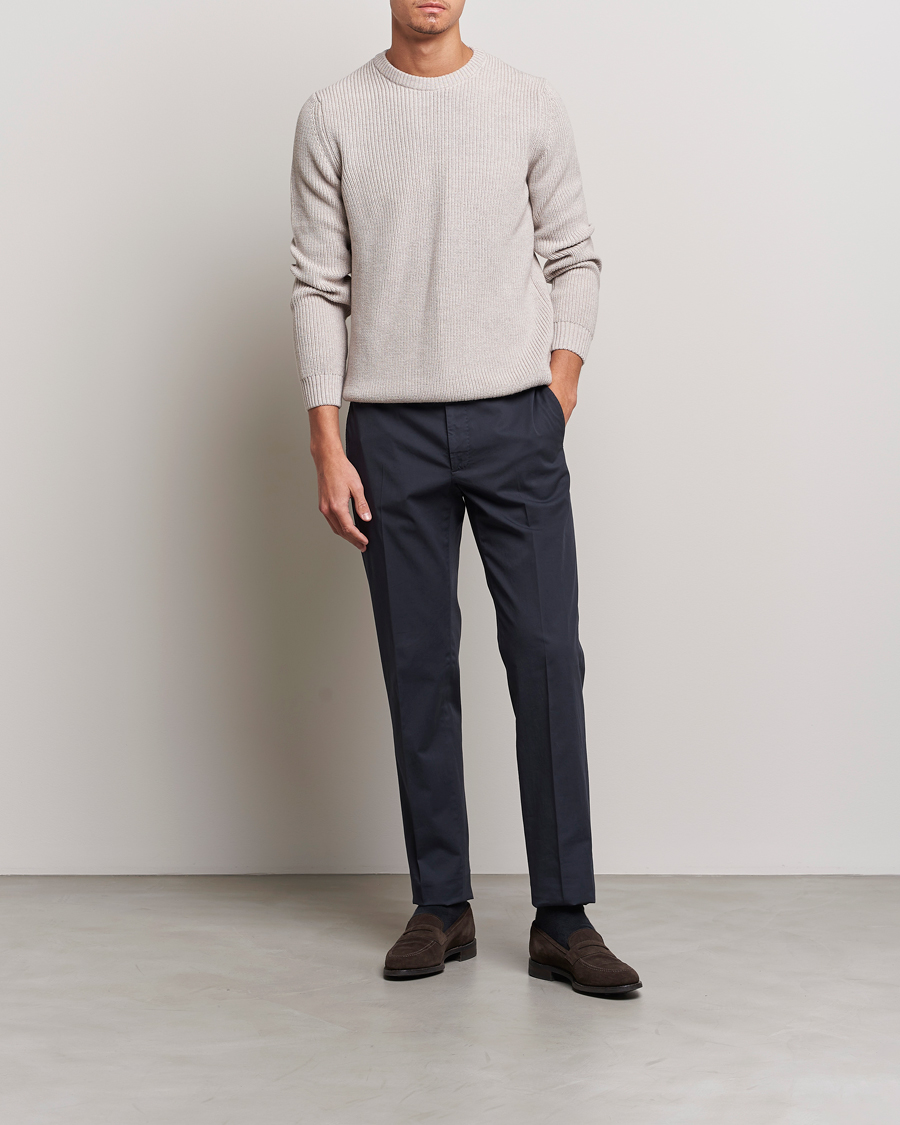 Mies | Housut | Incotex | Regular Fit Comfort Chinos Navy