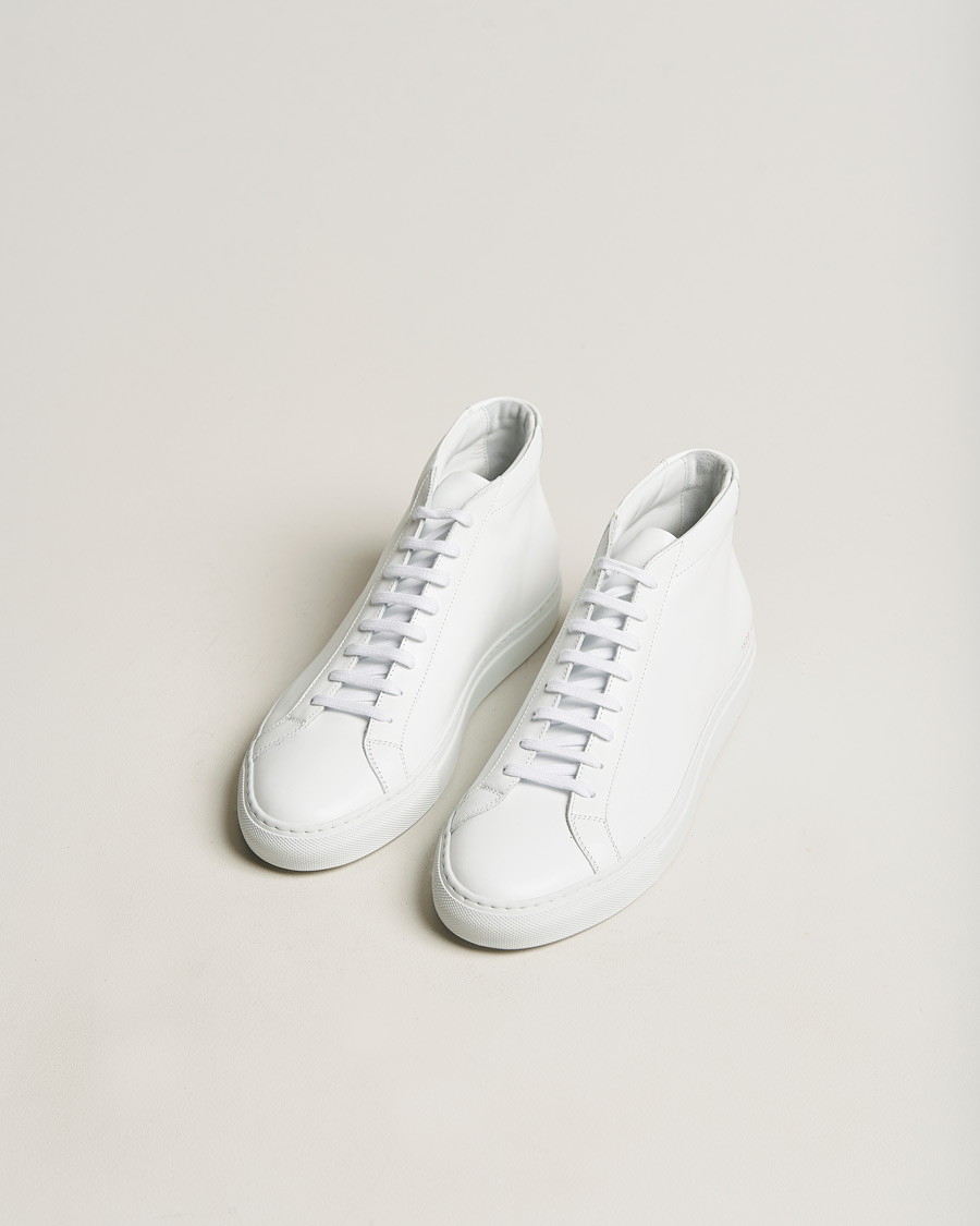 Mies | Valkoiset tennarit | Common Projects | Original Achilles Leather High Sneaker White