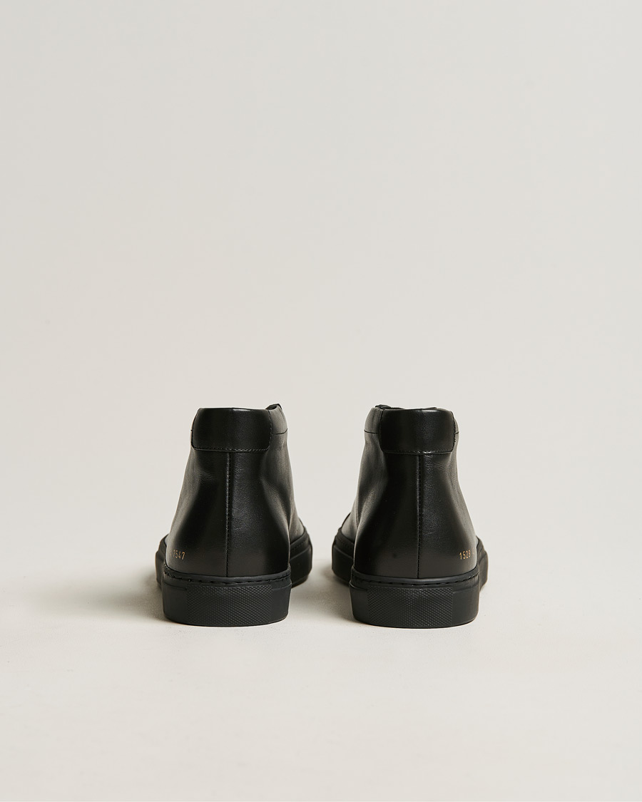 Mies | Common Projects Original Achilles Leather High Sneaker Black | Common Projects | Original Achilles Leather High Sneaker Black