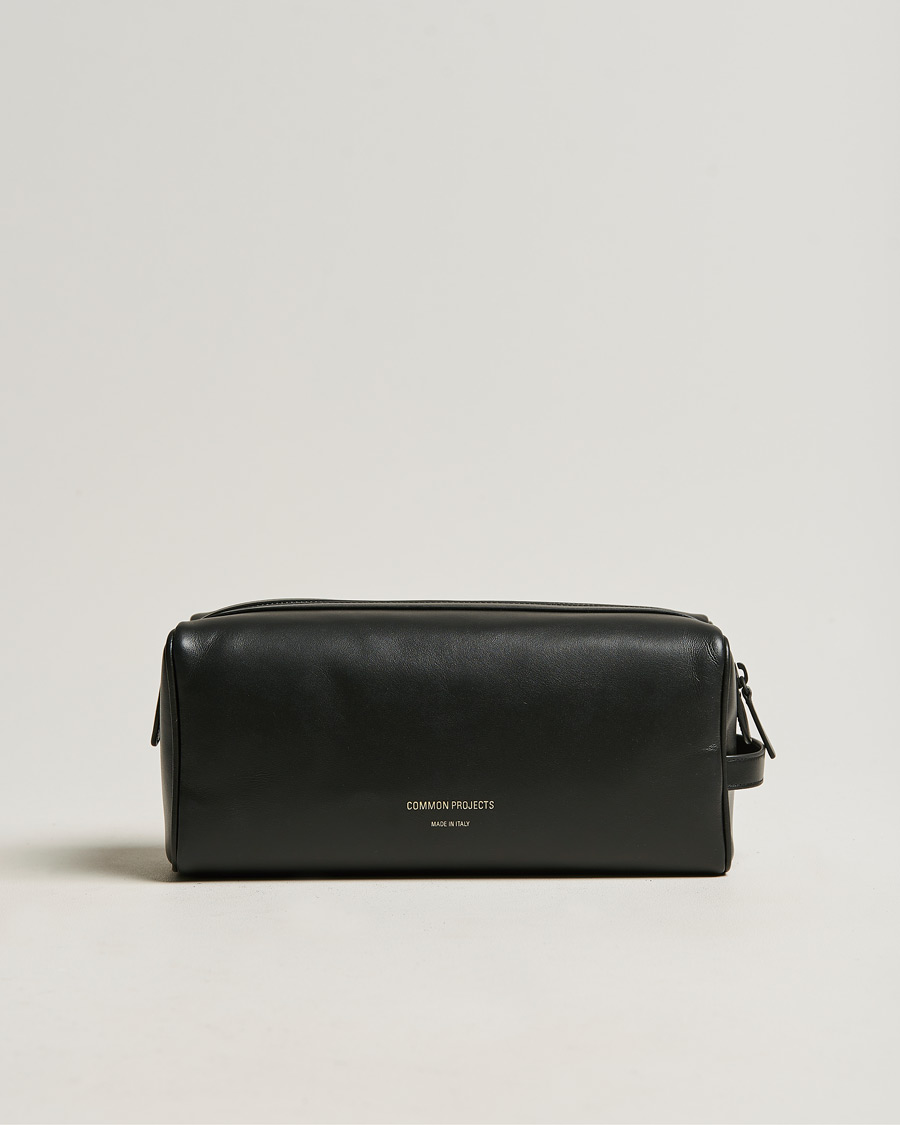 Miehet |  | Common Projects | Nappa Leather Toiletry Bag Black