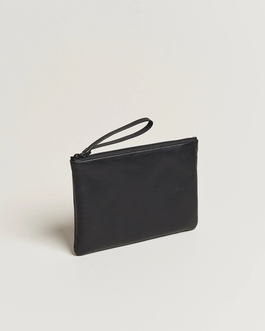 Mies |  | Common Projects | Medium Flat Nappa Leather Pouch Black