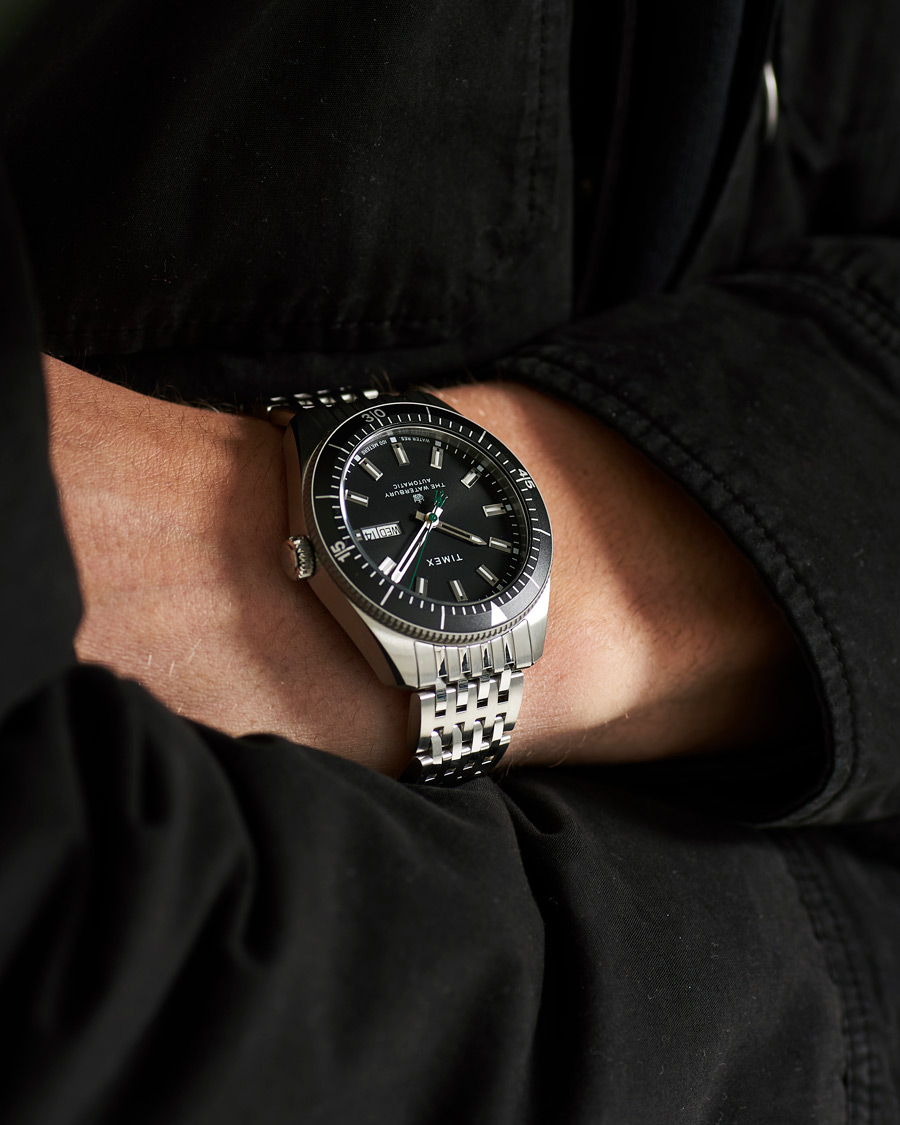 Mies |  | Timex | Waterbury Diver Automatic 40mm Steel/Black Dial