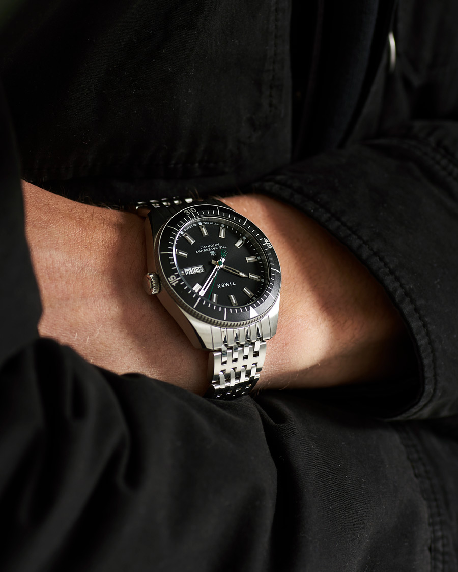 Mies | Timex Waterbury Diver Automatic 40mm Steel/Black Dial | Timex | Waterbury Diver Automatic 40mm Steel/Black Dial