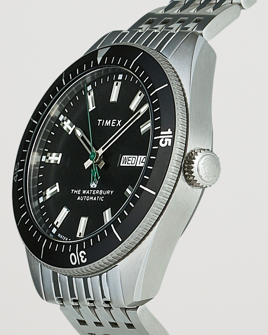 Mies | Timex Waterbury Diver Automatic 40mm Steel/Black Dial | Timex | Waterbury Diver Automatic 40mm Steel/Black Dial