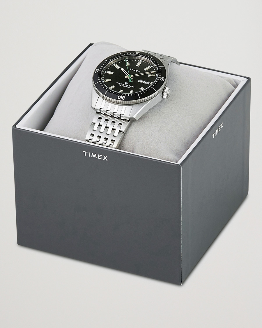 Mies | Timex Waterbury Diver Automatic 40mm Steel/Black Dial | Timex | Waterbury Diver Automatic 40mm Steel/Black Dial
