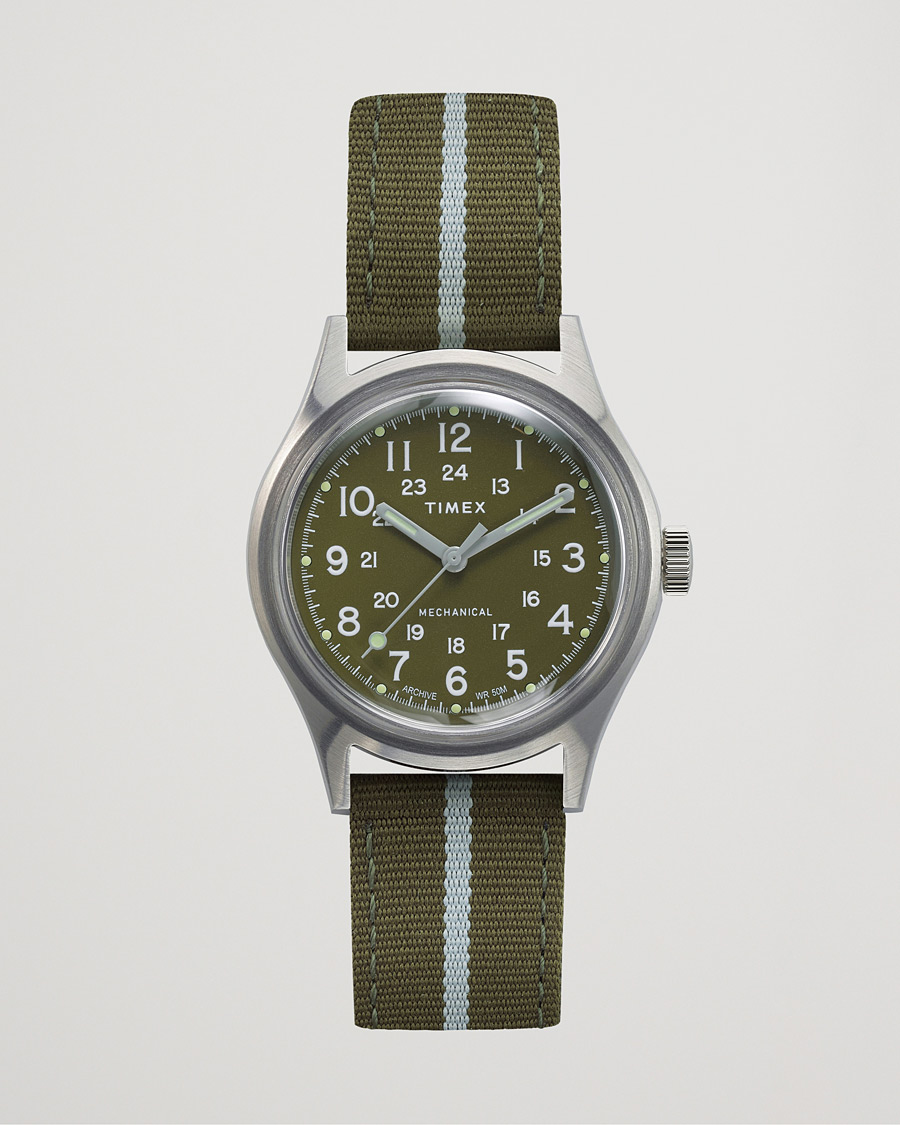 Mies | Timex MK1 Mechanical Watch 36mm Green | Timex | MK1 Mechanical Watch 36mm Green