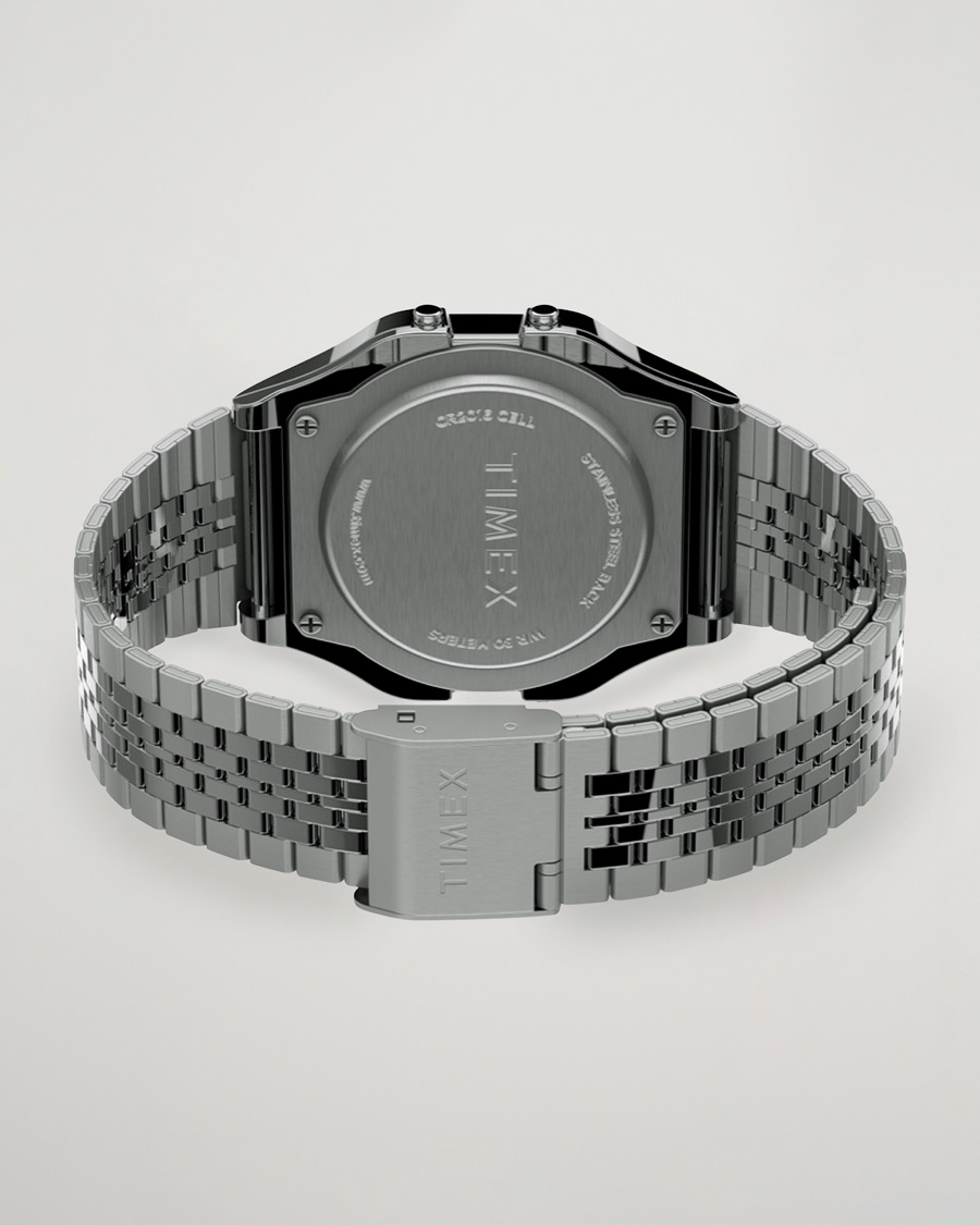 Mies | Kellot | Timex | T80 Stainless Steel Watch 34mm 