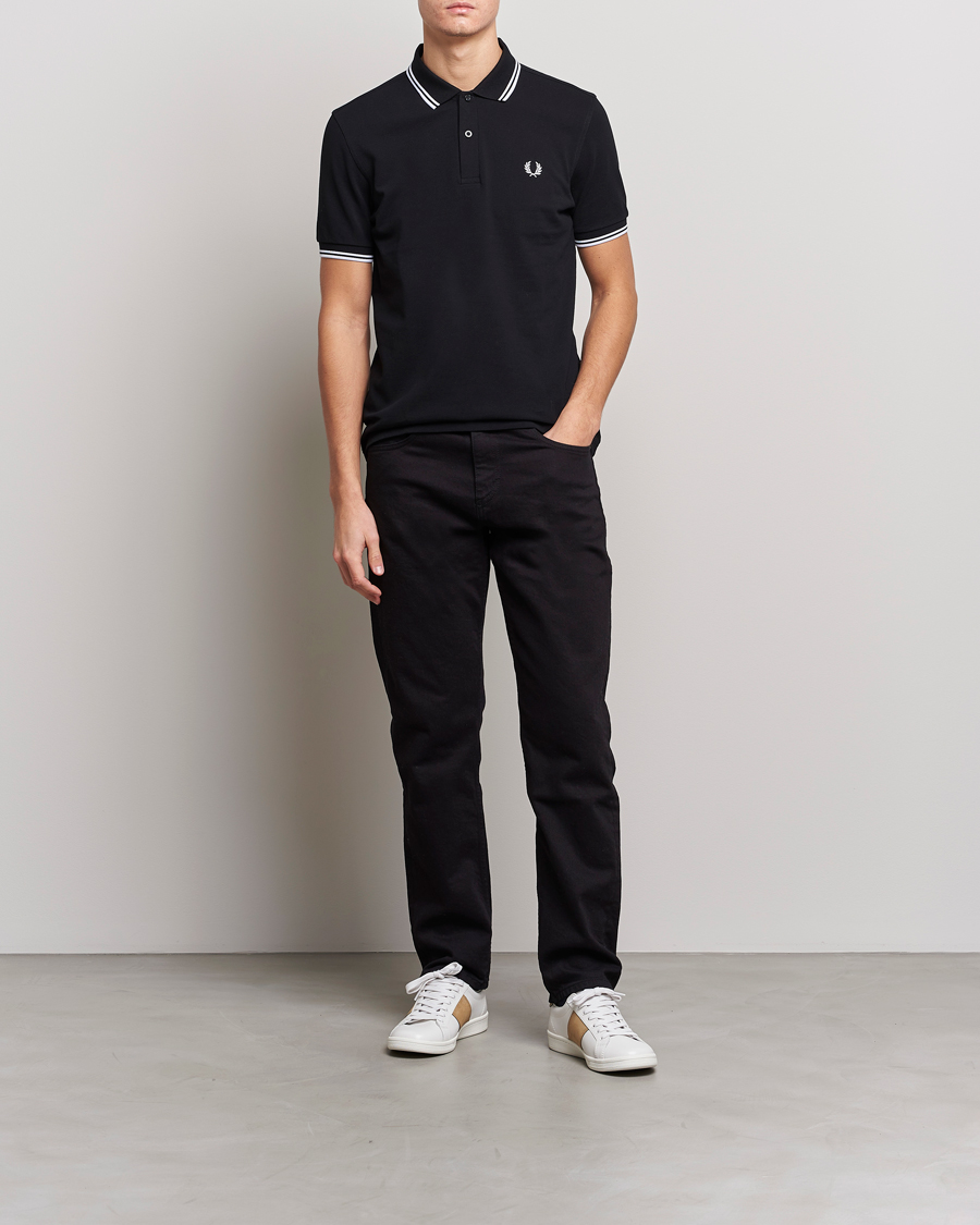 Mies | Vaatteet | Fred Perry | Twin Tip Polo Black