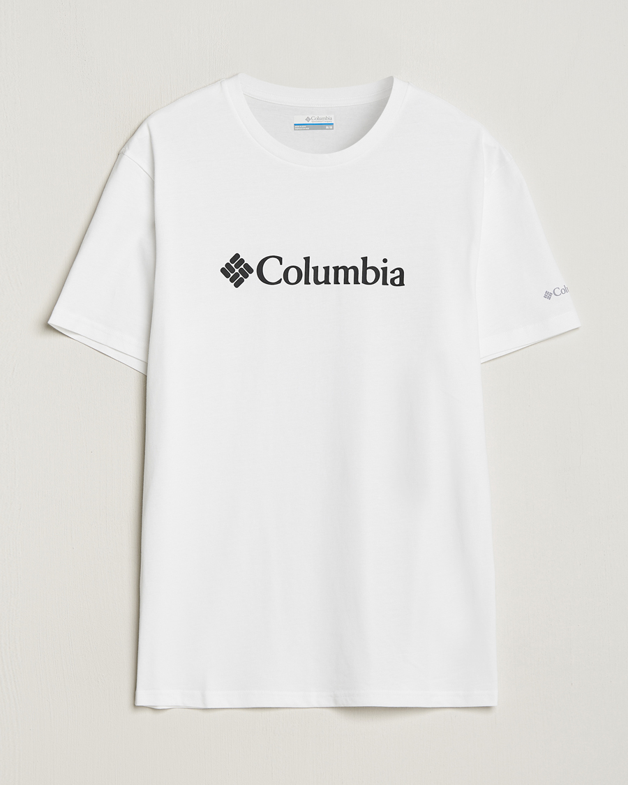 Mies | T-paidat | Columbia | Organic Cotton Basic Logo T-Shirt White