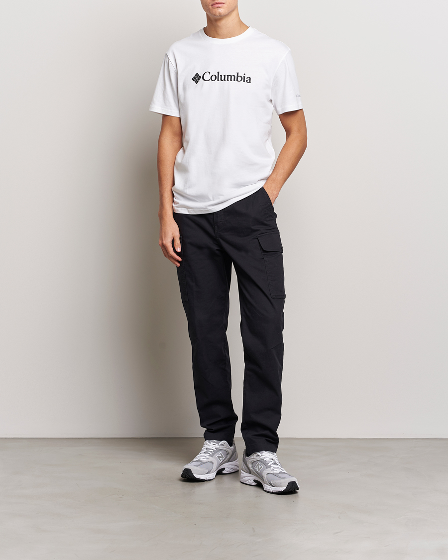 Mies | T-paidat | Columbia | Organic Cotton Basic Logo T-Shirt White