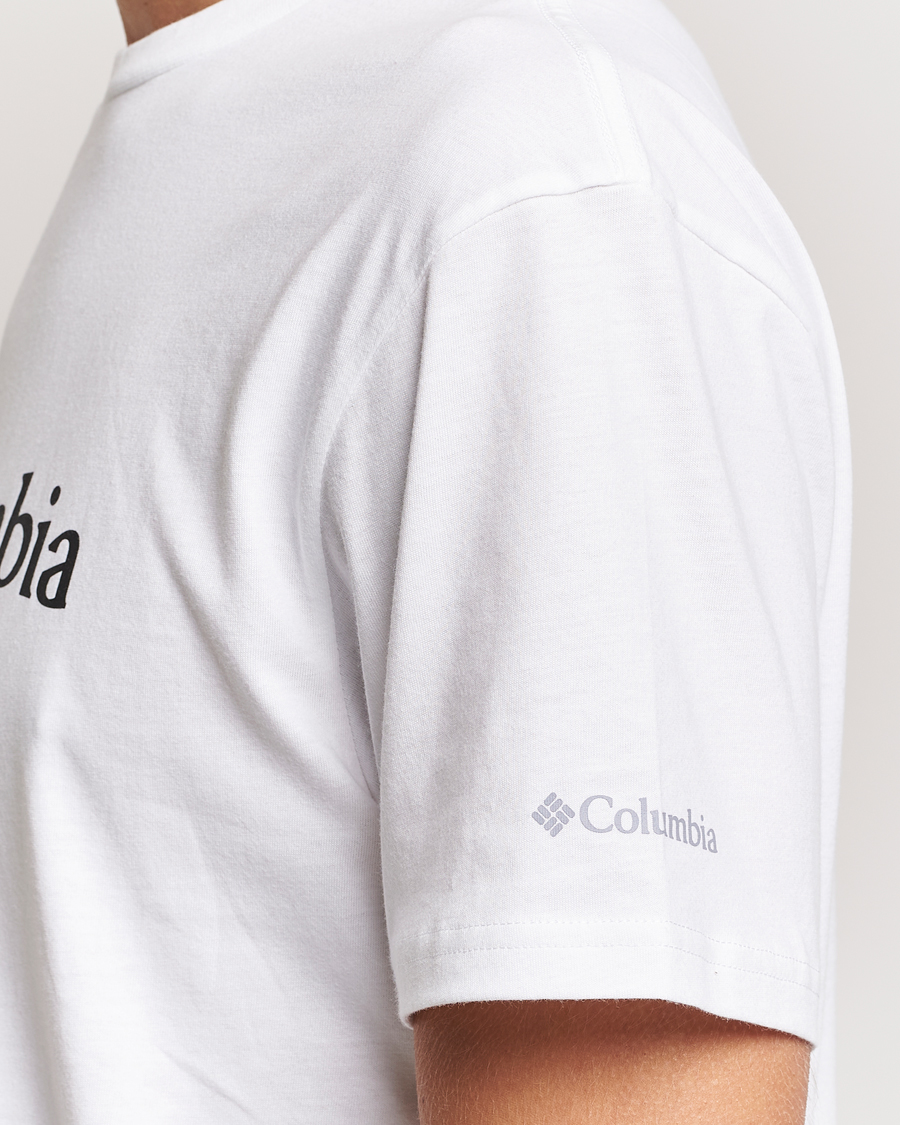 Mies | T-paidat | Columbia | Organic Cotton Basic Logo T-Shirt White