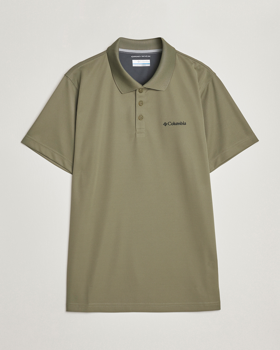 Mies | Pikeet | Columbia | Utilizer Function Polo Stone Green