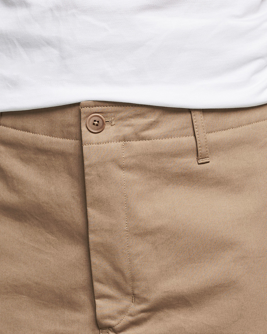 Mies | Shortsit | Filippa K | Flynn Cotton Shorts Dark Khaki