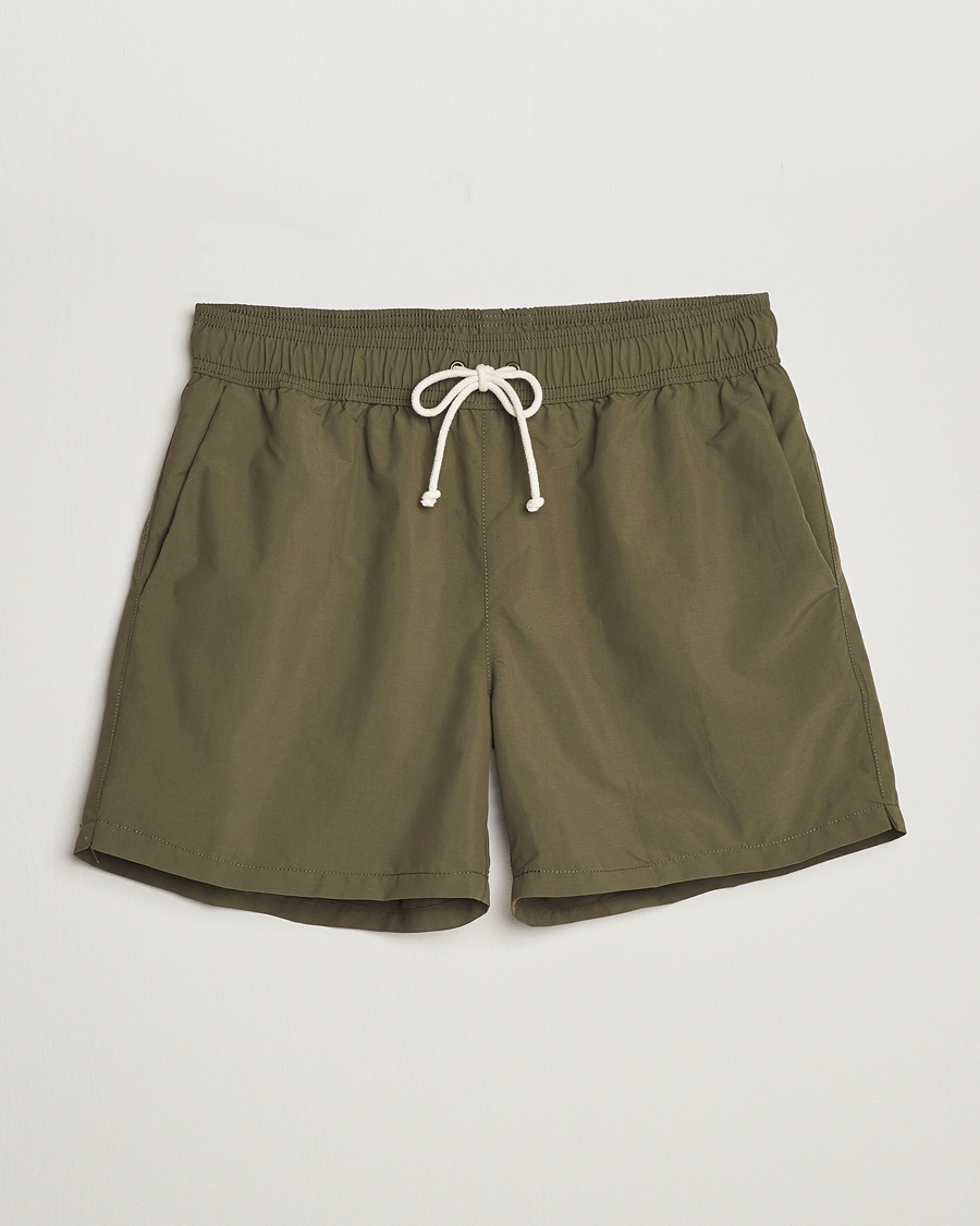 Mies | Uimahousut | Ripa Ripa | Plain Swimshorts Olive Green