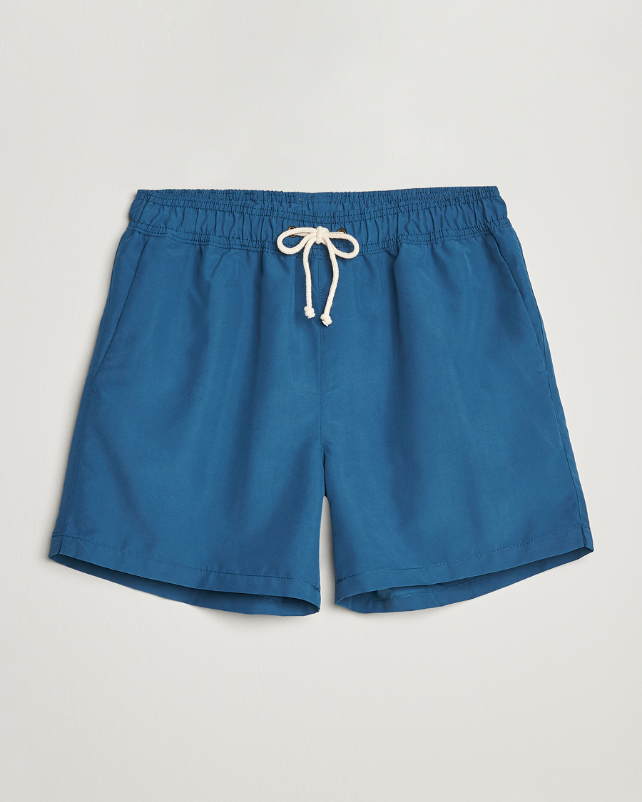 Mies | Uimahousut | Ripa Ripa | Plain Swimshorts Petrol Blue
