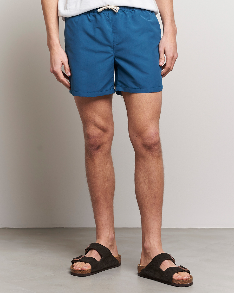 Mies | Uimahousut | Ripa Ripa | Plain Swimshorts Petrol Blue