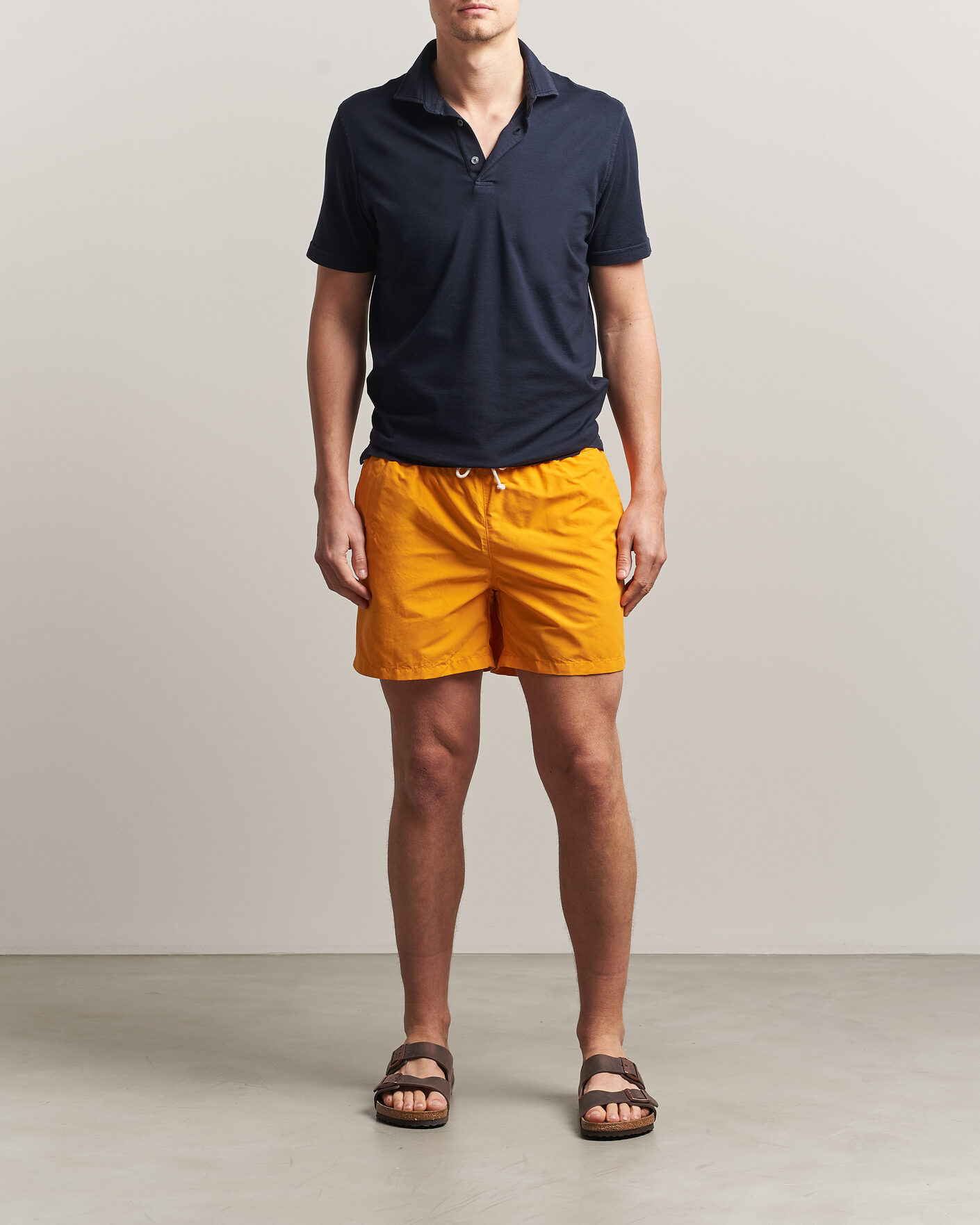 Mies | Uimahousut | Ripa Ripa | Plain Swimshorts Yellow