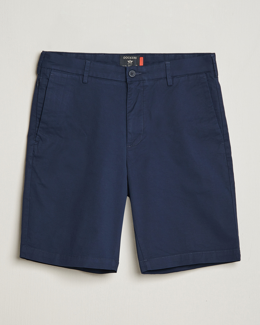 Mies | Shortsit | Dockers | Cotton Stretch Twill Chino Shorts Navy Blazer