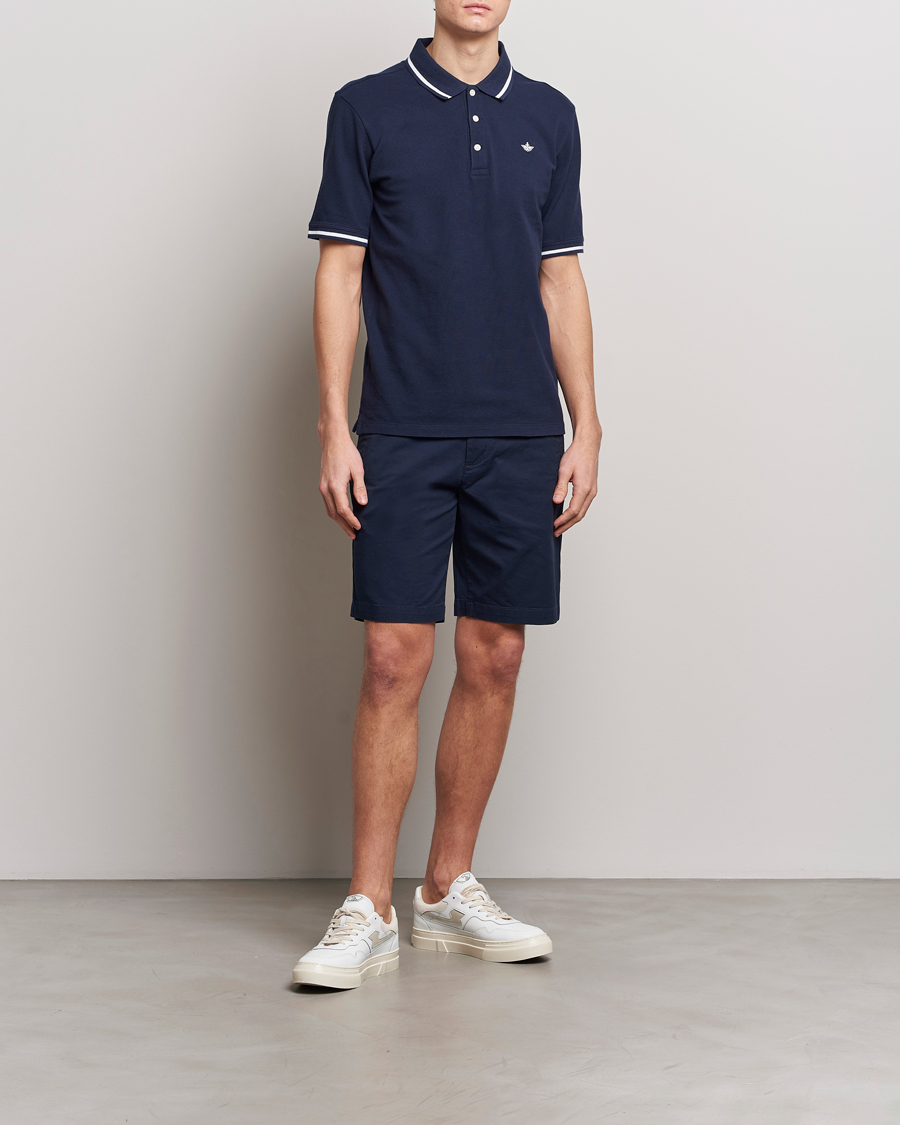 Mies | Shortsit | Dockers | Cotton Stretch Twill Chino Shorts Navy Blazer
