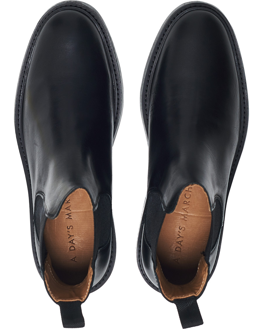 Mies | A Day's March Leather Chelsea Boot Black | A Day's March | Leather Chelsea Boot Black