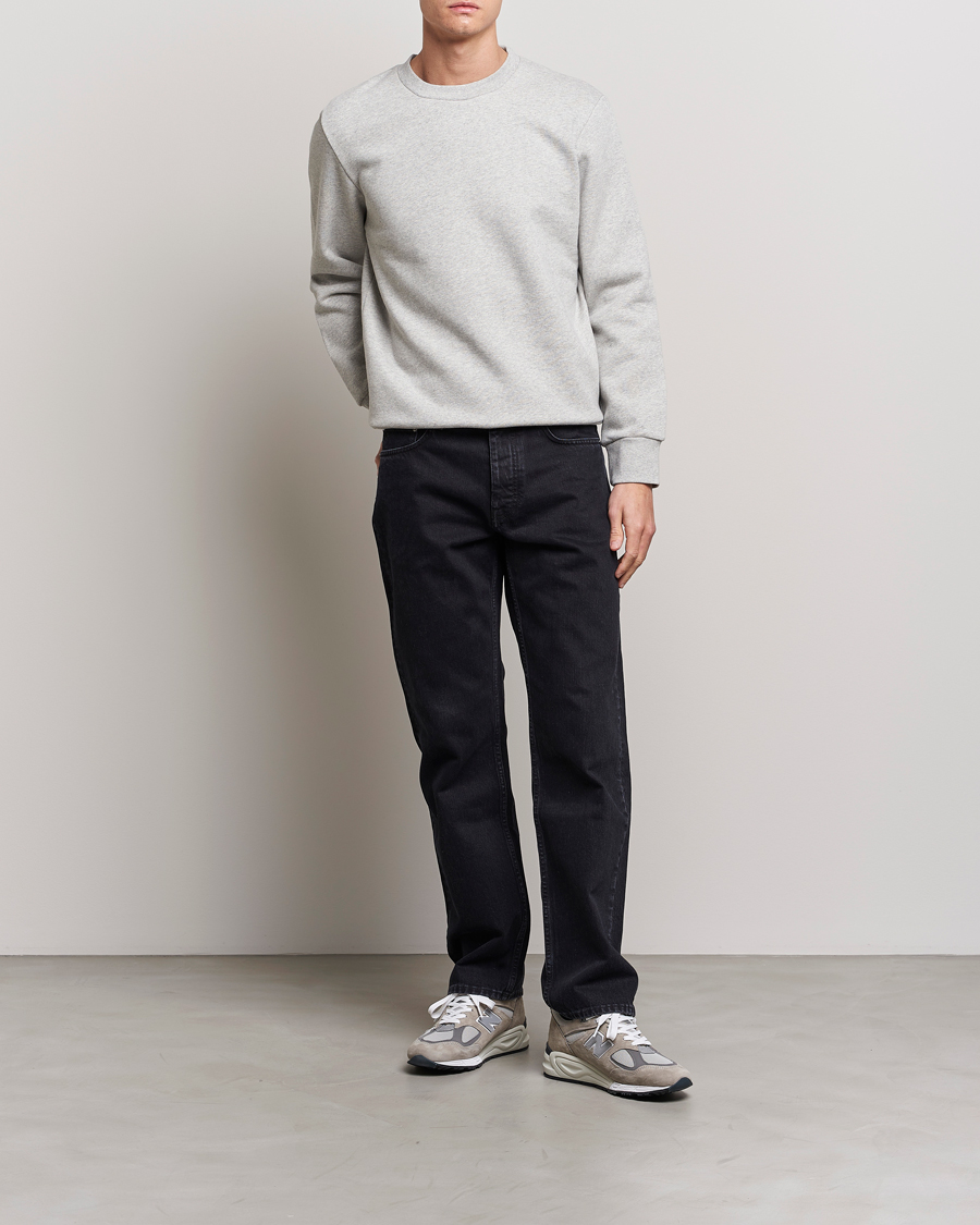 Mies | Puserot | A Day's March | Shaw Sturdy Fleece Sweatshirt Grey