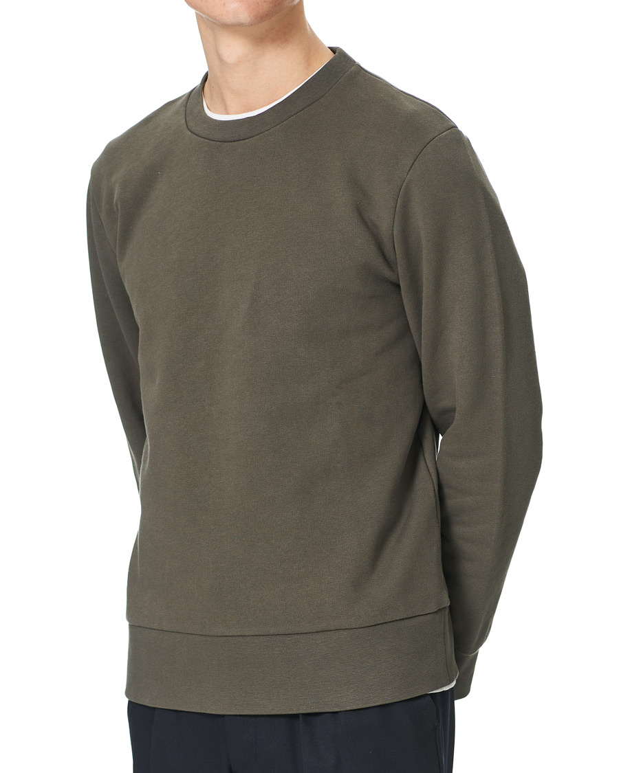 Mies | Collegepuserot | A Day's March | Shaw Sturdy Fleece Sweatshirt Olive