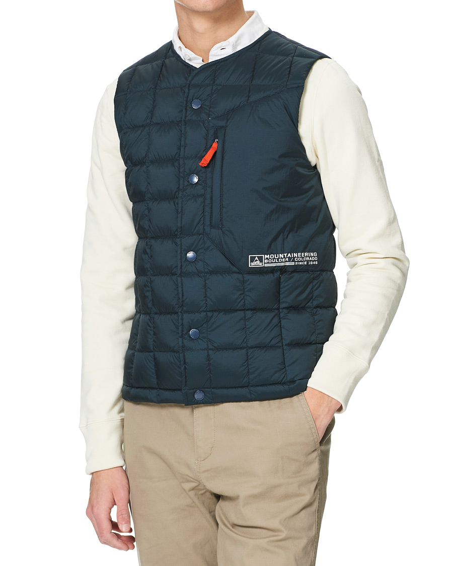 Mies | Takit | Holubar | Hudson Padded Nylon Vest Navy