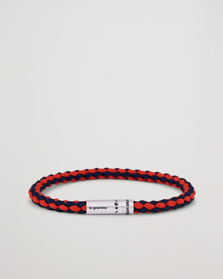 Mies | Korut | LE GRAMME | X Orlebar Brown Nato Bracelet Navy/Red