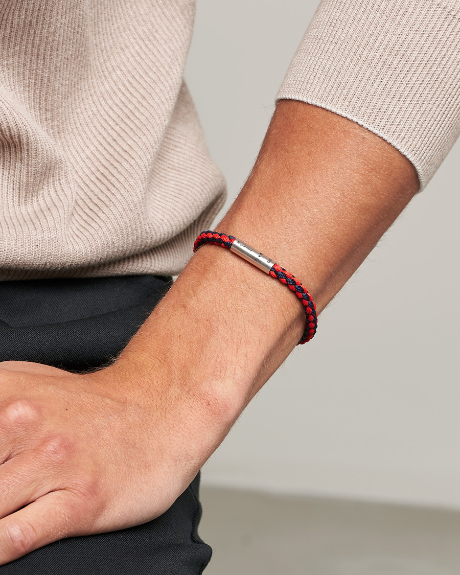 Mies | LE GRAMME | LE GRAMME | X Orlebar Brown Nato Bracelet Navy/Red
