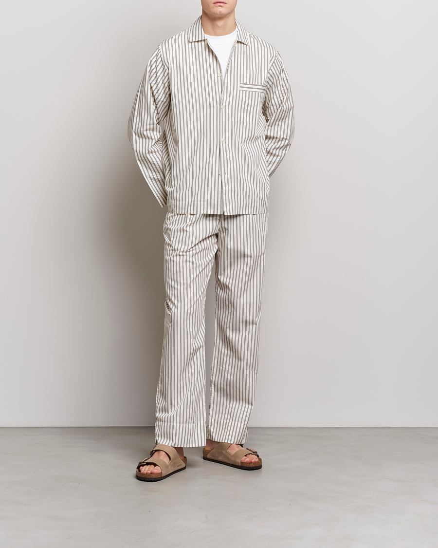 Mies | Kotona viihtyvälle | Tekla | Poplin Pyjama Pants Hopper Stripes