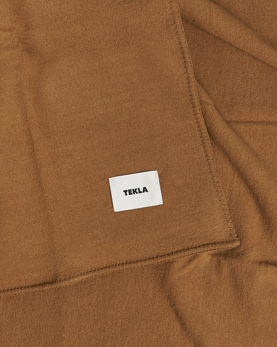 Mies | Tekla Merino Wool Blanket Camel | Tekla | Merino Wool Blanket Camel