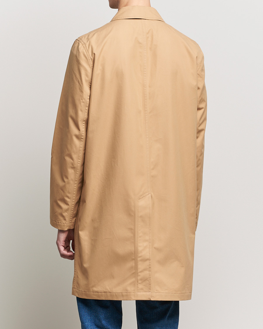 Mies | Takit | Private White V.C. | Unlined Cotton Ventile Mac Coat 3.0 Warm Sand
