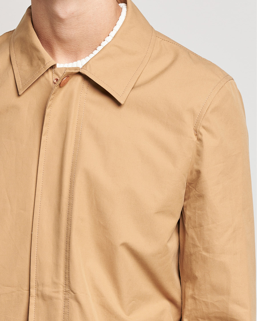 Mies | Takit | Private White V.C. | Unlined Cotton Ventile Mac Coat 3.0 Warm Sand