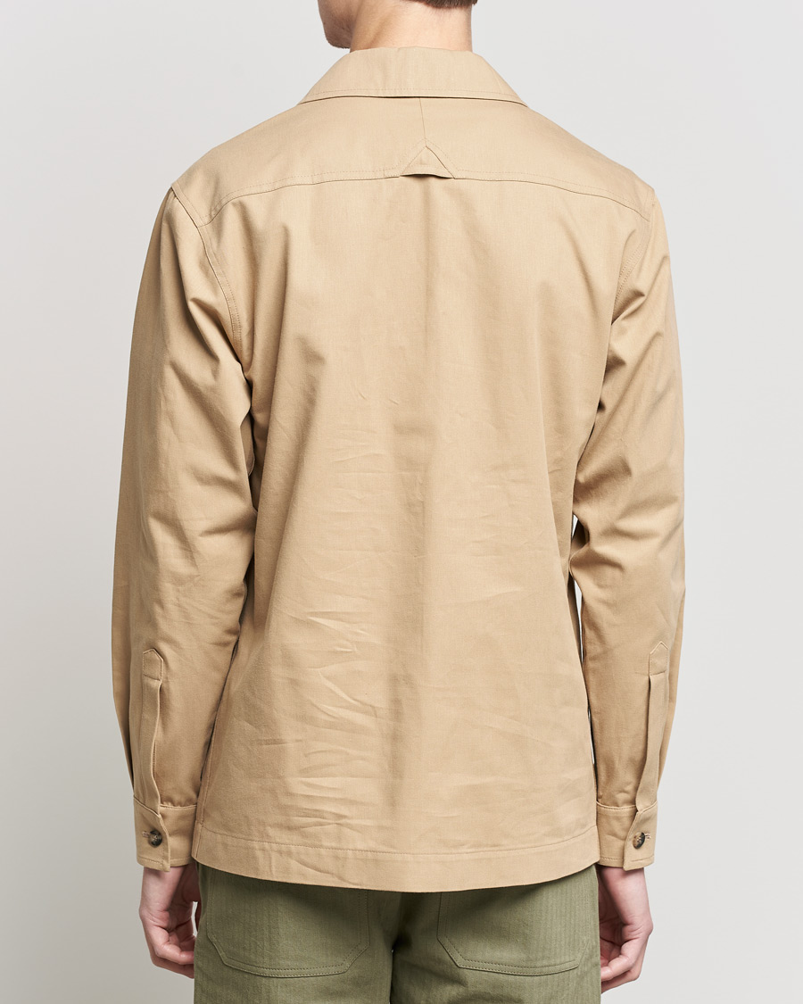 Mies | Kauluspaidat | Private White V.C. | Half Zip Pullover Sand