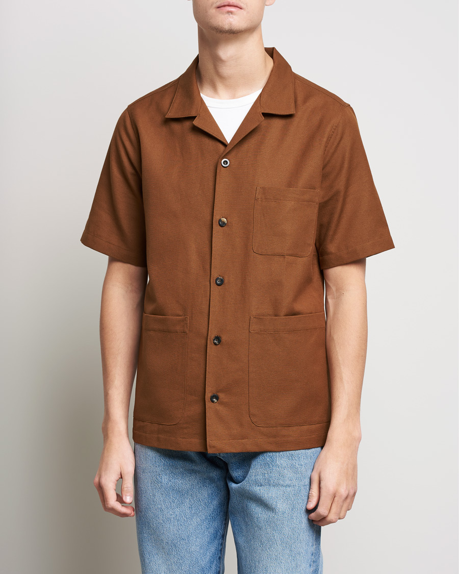 Mies | Kauluspaidat | Private White V.C. | 3 Pocket Cruiser Shirt Cinnamon