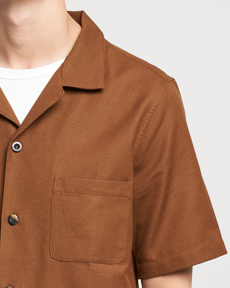 Mies | Kauluspaidat | Private White V.C. | 3 Pocket Cruiser Shirt Cinnamon