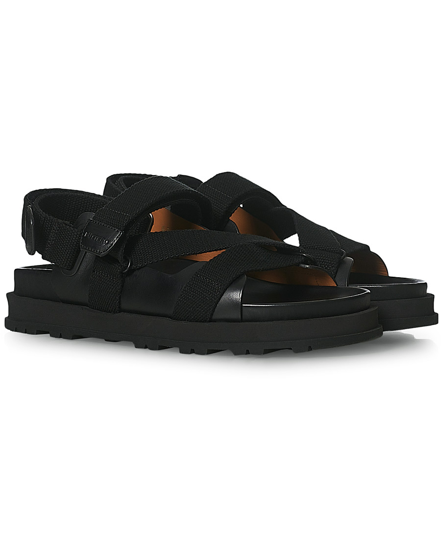 Mies | Buttero Pier Leather Sandal Black | Buttero | Pier Leather Sandal Black