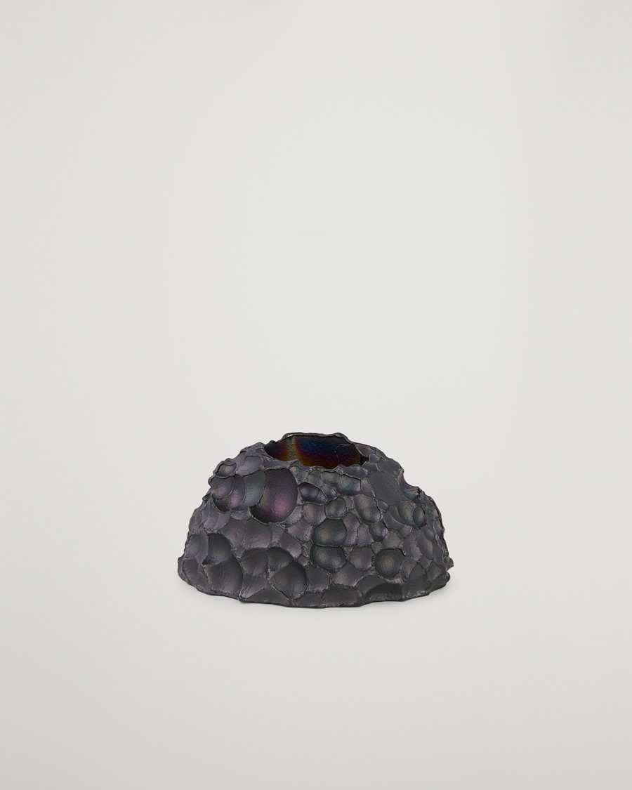 Mies | Lifestyle | Skultuna | Opaque Objects Candle Holder Medium Titanium Black
