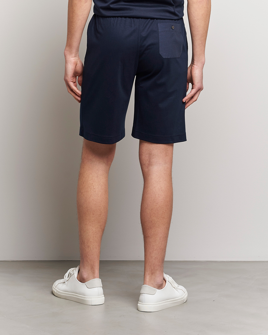 Mies | Yöpuvut ja kylpytakit | Zimmerli of Switzerland | Cotton/Modal Loungewear Shorts Midnight