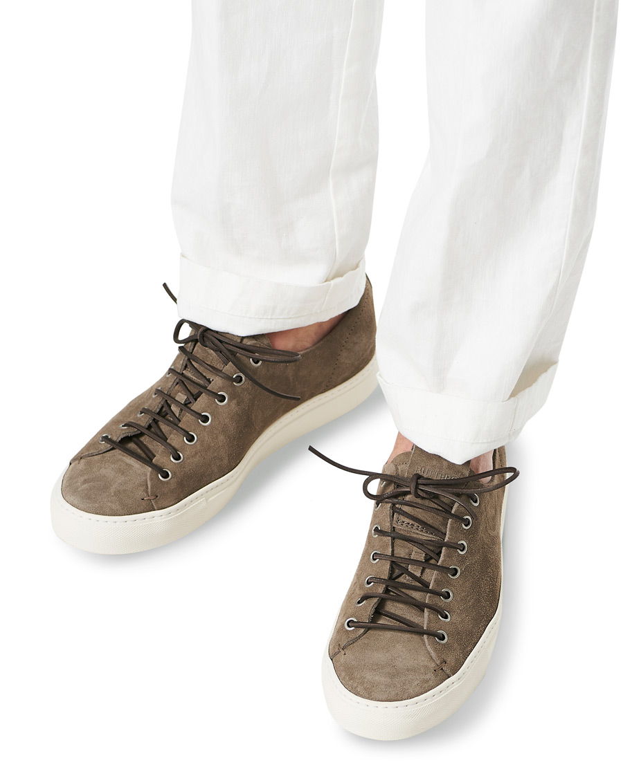 Mies | Buttero Suede Sneaker Taupe | Buttero | Suede Sneaker Taupe