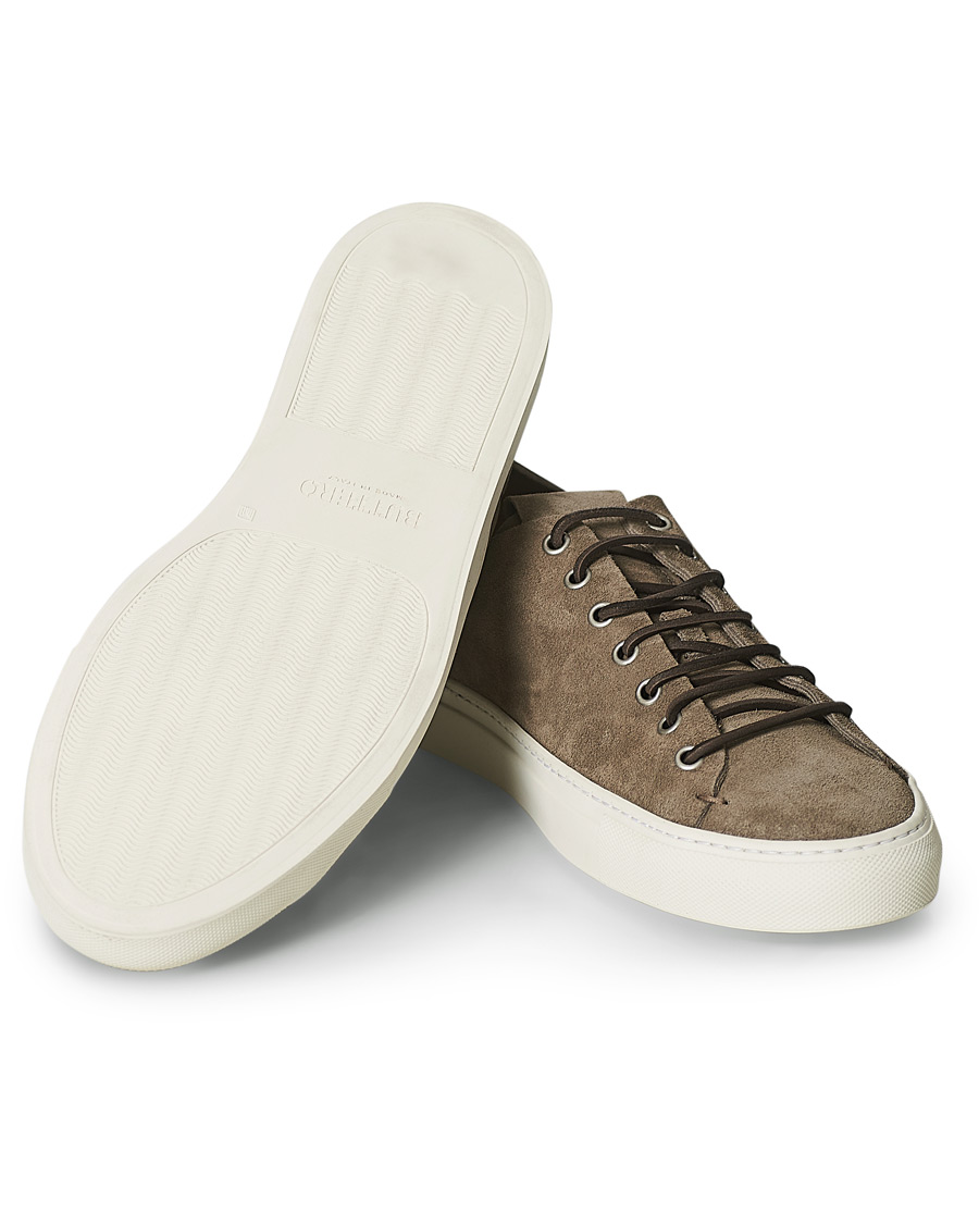Mies | Buttero Suede Sneaker Taupe | Buttero | Suede Sneaker Taupe