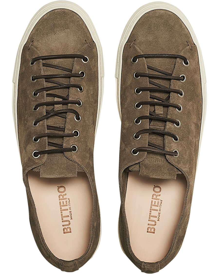 Mies | Buttero Suede Sneaker Taupe | Buttero | Suede Sneaker Taupe