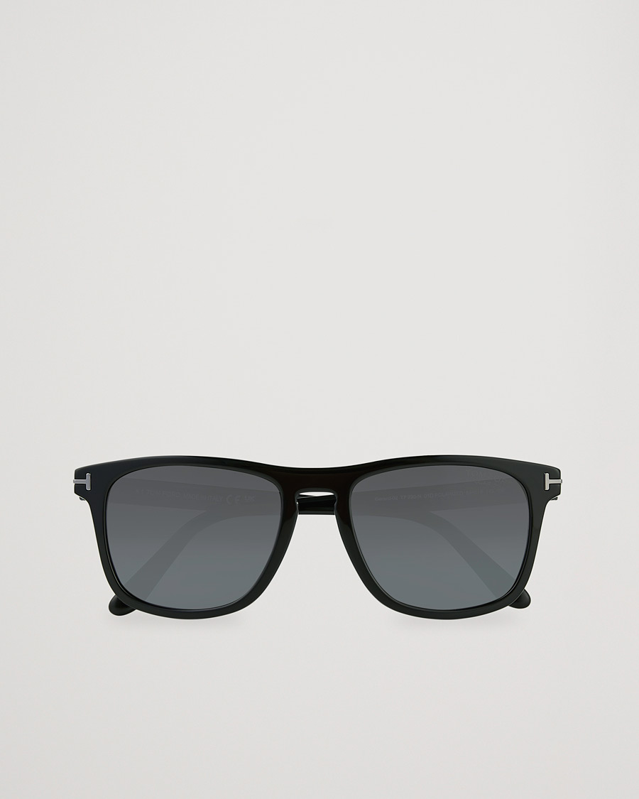 Miehet |  | Tom Ford | Gerard Polarized Sunglasses Shiny Black/Smoke