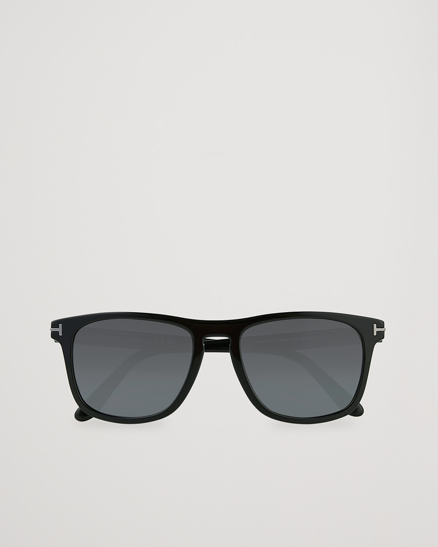Mies | Aurinkolasit | Tom Ford | Gerard Polarized Sunglasses Shiny Black/Smoke